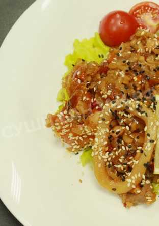 Рис с морепродуктами