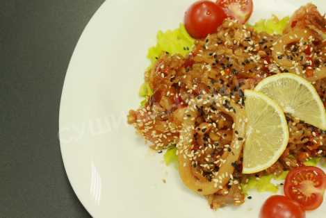 Рис с морепродуктами