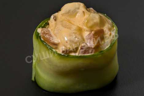 В огурце с гребешком