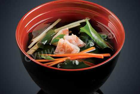 Мисо-суп с креветкой